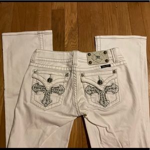 Miss Me jeans - white boot cut size 27